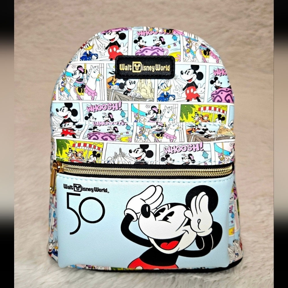 Walt Disney World Exclusive 50th Anniversary Mickey mini Backpack